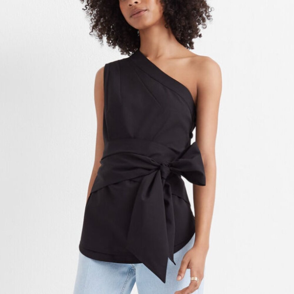 NWT Club Monaco Offri One Shoulder Top Size 4